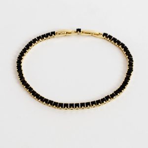 Brățara tennis aurie