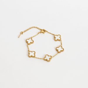 Brățara trifoi alb