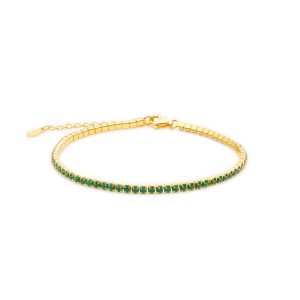 Brățara tennis smarald