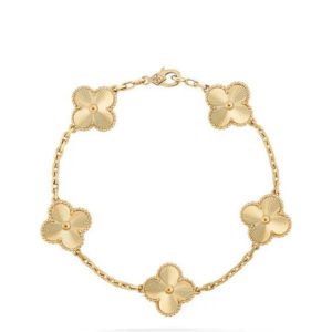 Brățara trifoi gold